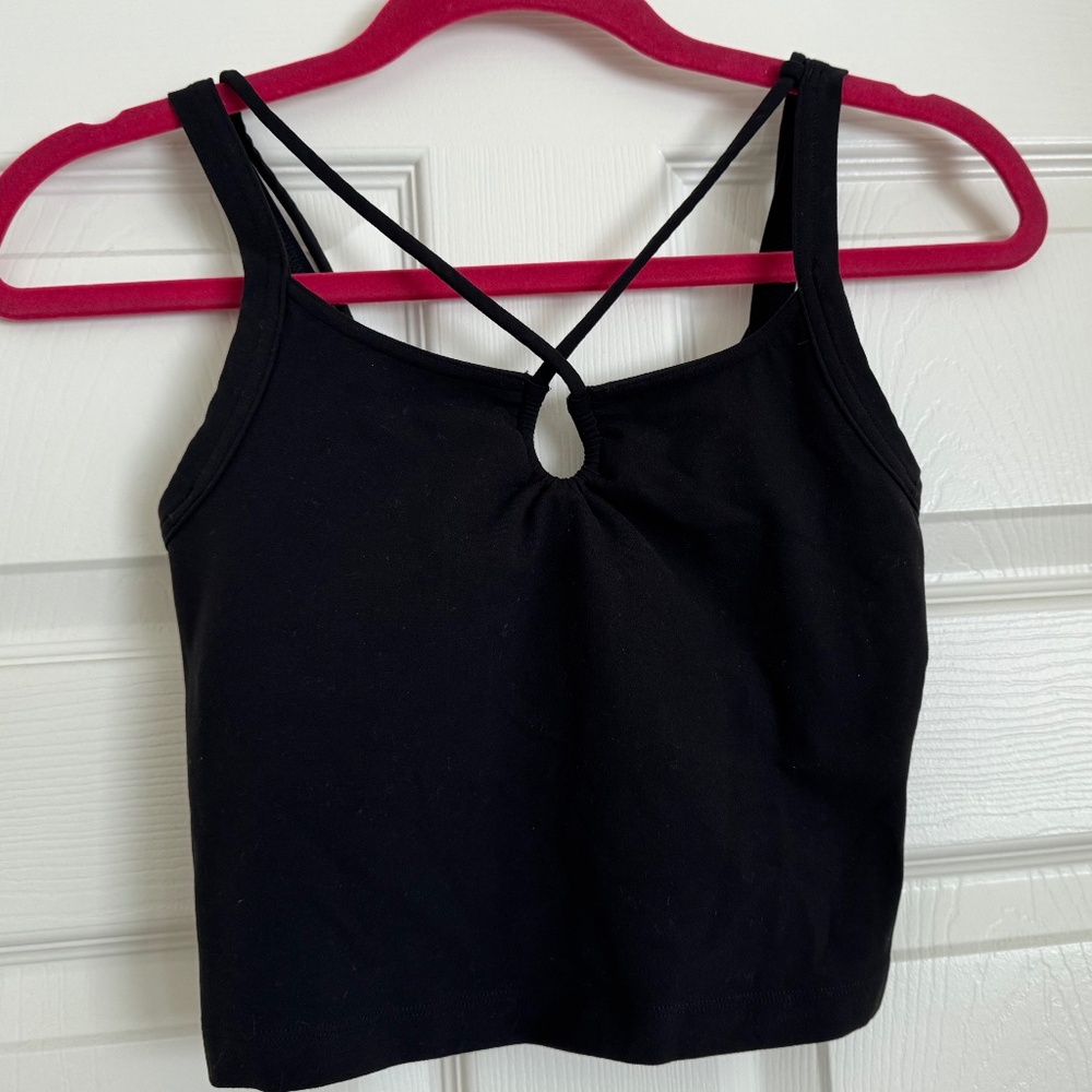 Athleta criss cross cropped yoga top - Like new